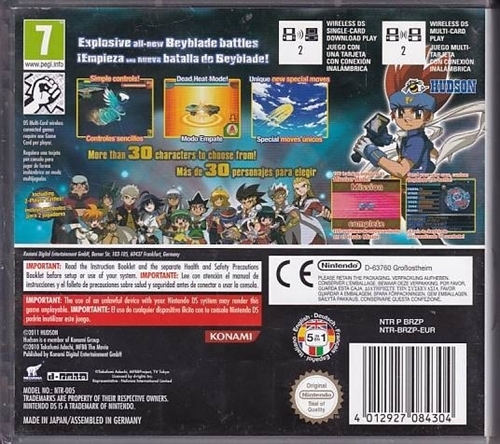 Beyblade Metal Masters Nightmare Rex - Nintendo DS (A Grade) (Genbrug)